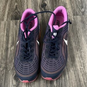 Nike Women's Sneakers - Navy and Pink